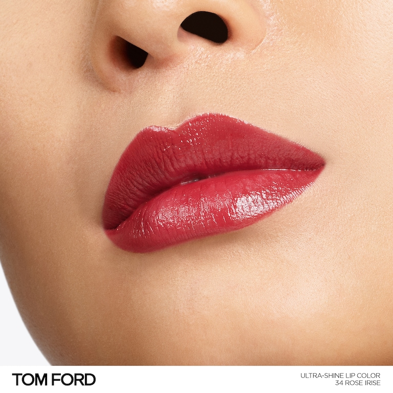 Ultra-Shine Lip Color, Rose Irisé, 3.3g, Model, Light Skin Tone