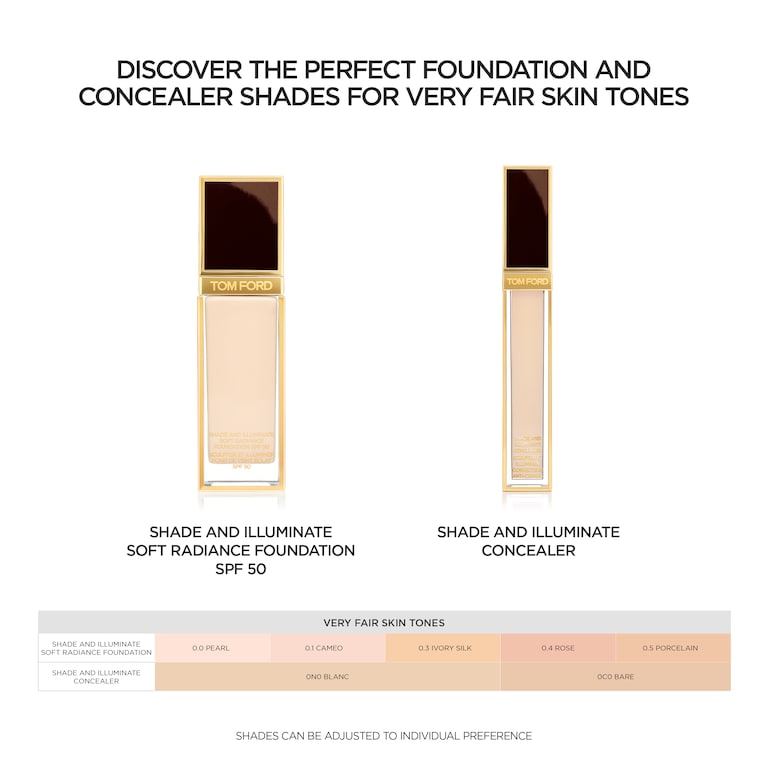Shade and Illuminate Soft Radiance Foundation SPF 50, Ivory Silk, 0.3, 30ml