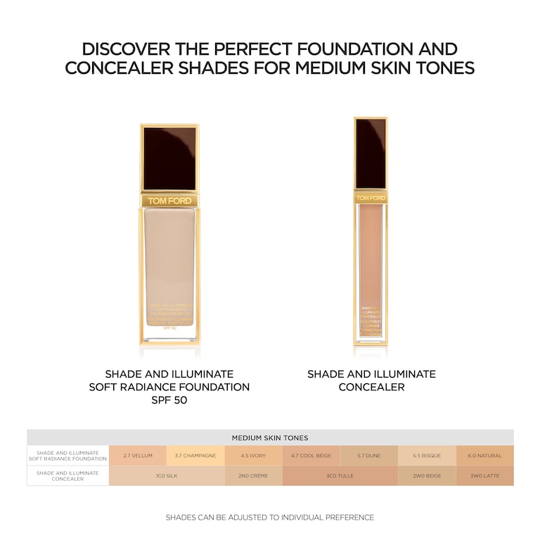 Shade and Illuminate Soft Radiance Foundation SPF 50, Champagne, 3.7, 30ml