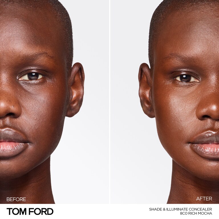 Shade and Illuminate Concealer, Rich Mocha, 8C0, 5.4ml, Model, Deep Skin Tone