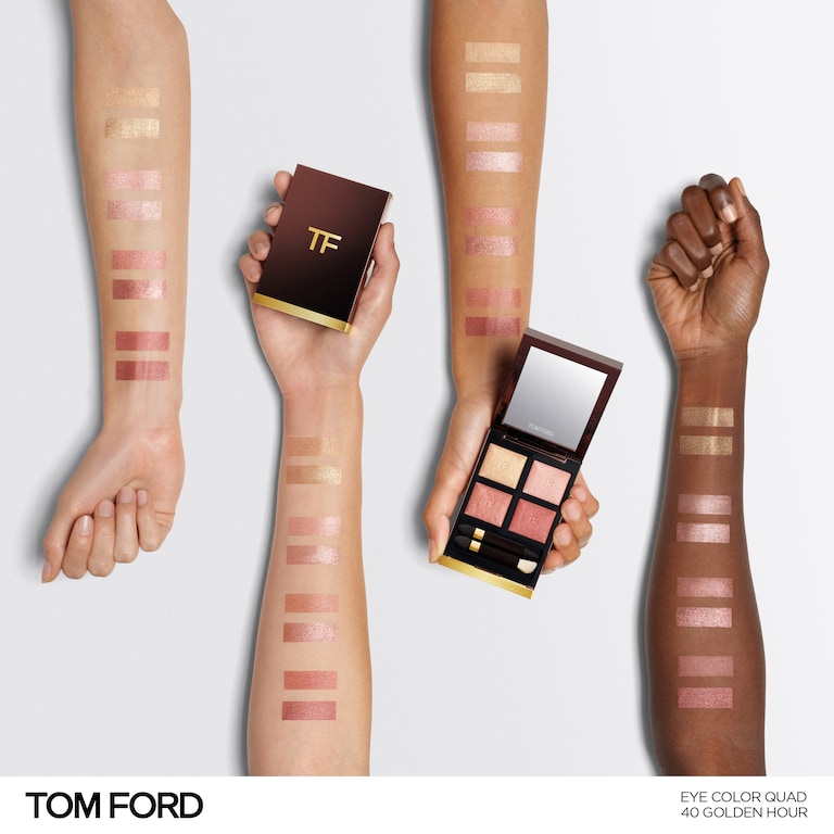 Eye Color Quad, Golden Hour, 40, 6g, Model