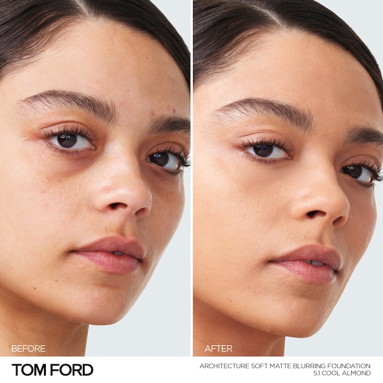Architecture Soft Matte Blurring Foundation, Cool Almond , 30ml, Model, Medium Skin Tone