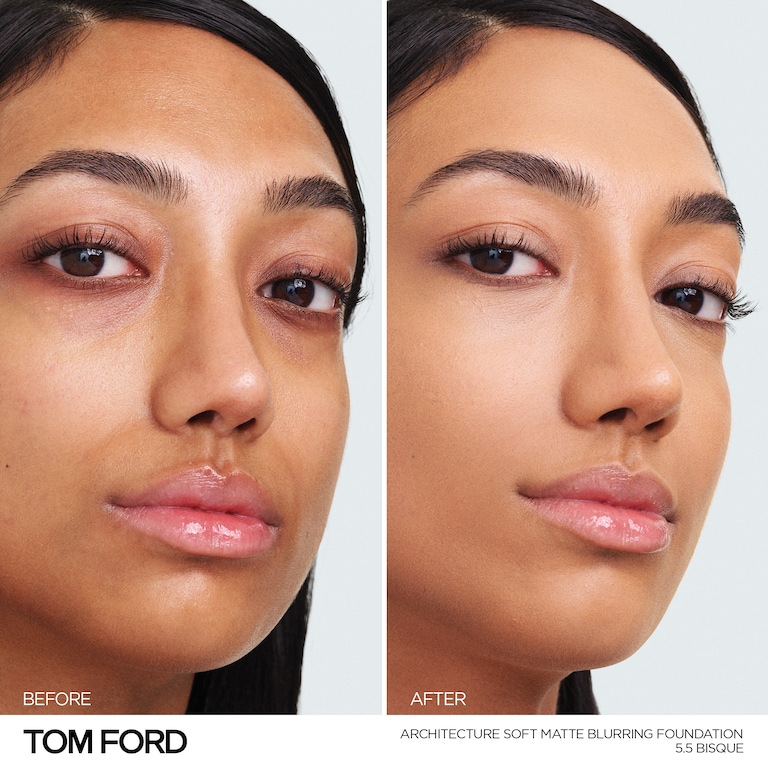 Architecture Soft Matte Blurring Foundation, Bisque , 30ml, Model, Medium Skin Tone