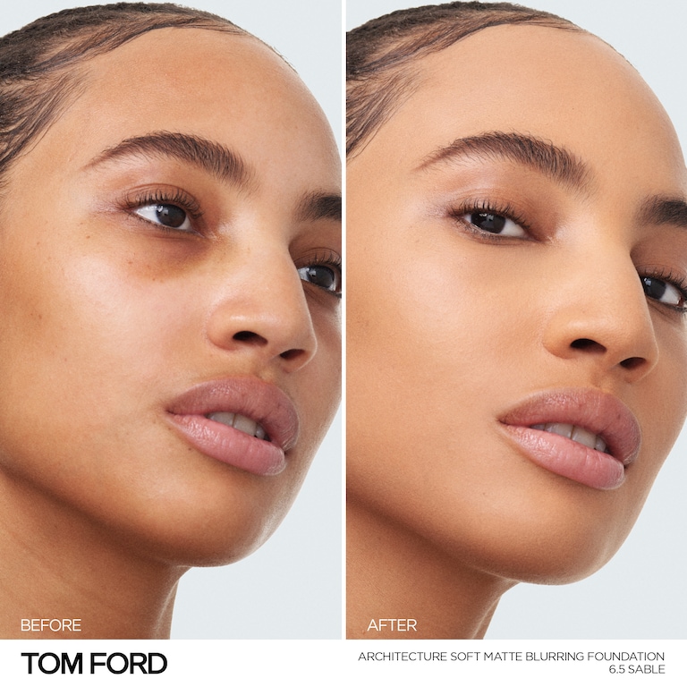 Architecture Soft Matte Blurring Foundation, Sable , 30ml, Model, Medium Skin Tone