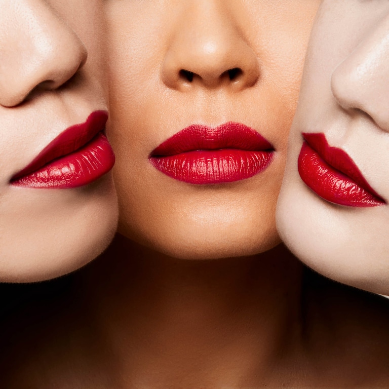 Lip Color Matte, Ruby Rush, 3g, Model, Multiple Skin Tone