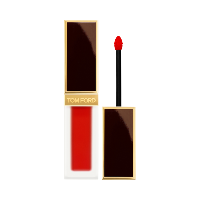 Liquid Lip Luxe Matte, Carnal Red, 129, 6ml, Product Shot